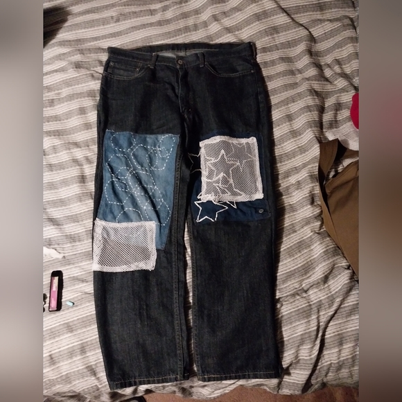 Upcycled levis jeans - Picture 1 of 7